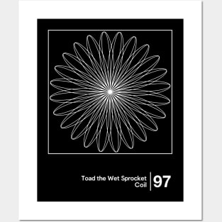 Toad the Wet Sprocket - Coil / Minimal Style Graphic Artwork Design Posters and Art